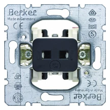 артикул 505102 название Berker Вставки нажимной кнопки для накладки карточного выключателя для гостиниц  Модульные механизмы