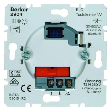  артикул 2904 название Berker Кнопочный диммер BLC НВ  Домашняя электроника