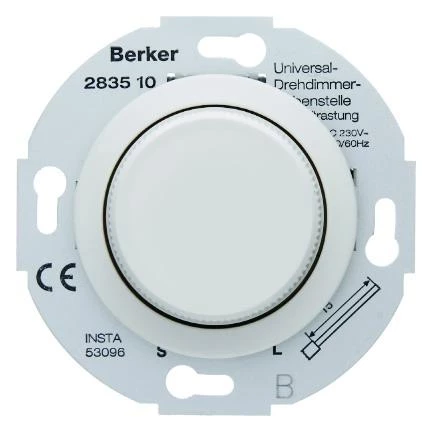  артикул 283510 название Berker Дополнительное устройство для универсального поворотного диммера с 