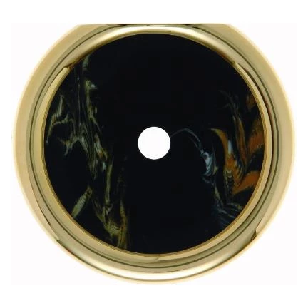  артикул 109412 название Berker Декоративная оконечная накладка для поворотных выключателей/кнопок цвет: черный Palazzo