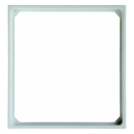  артикул 11091919 название Berker Переходная рамка для центральной панели 50 x 50 мм цвет: полярная белезна, матовый Berker S.1